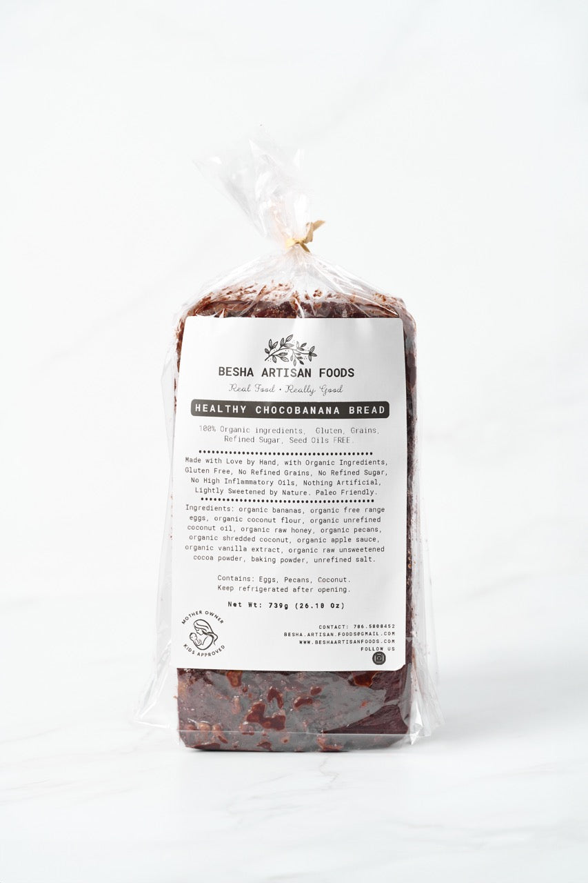 Healthy Chocobanana Bread (730gr)