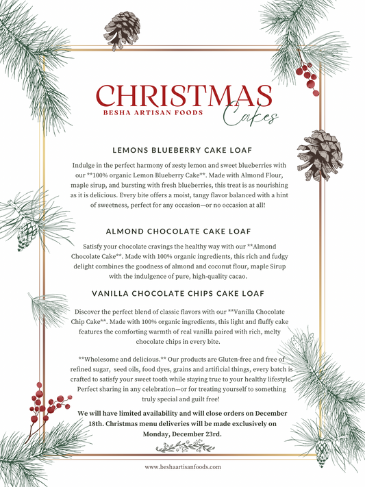 Almond Chocolate Cake Loaf ( Christmas Menu)