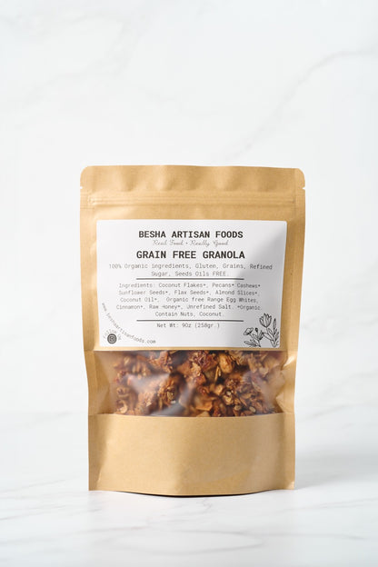 Grain Free Granola - Raw Honey